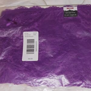 Cacique Violet Lace Wide Side Thong